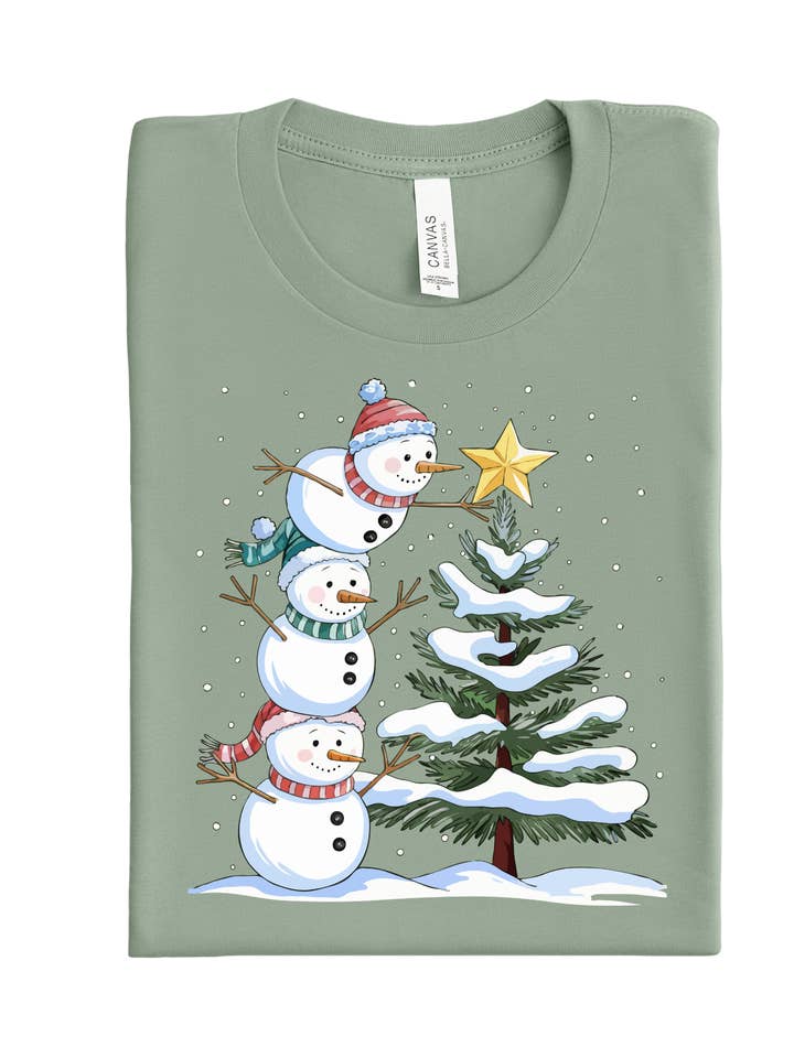 Transferência DTF de Bonecos de Neve e Árvore por atacado de Teddy Transfers