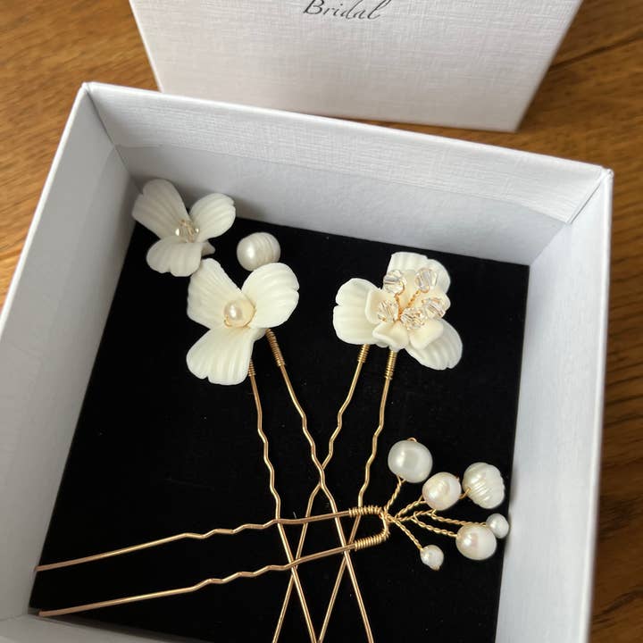 SallyJaneBridal - Wholesale Hair Pin - Senna Hairpins - bridal hair jewelry - set of 32