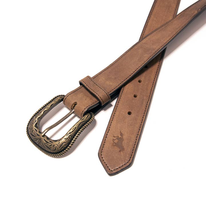 Western Express - Wholesale Belt - Unisex - Two Tone Top Grain Leather Belt7