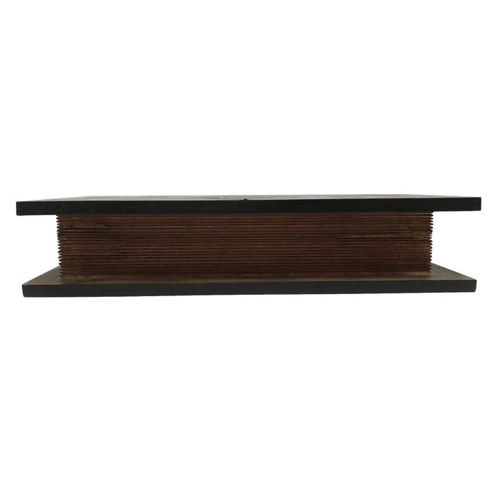 Madison Bay Co. - Historical Home Decor Reproductions - Wholesale Decorative Box - 10" Black Wood Hollow Book Safe Storage Box