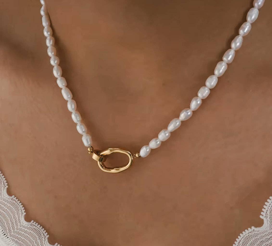 Boem Collection - Wholesale Beaded/Pearl Necklace - Laguna Necklace0