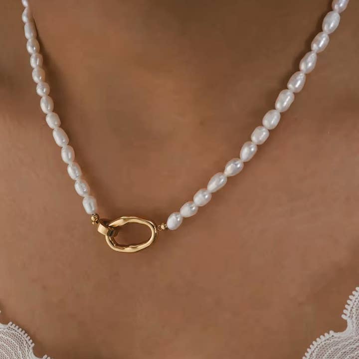 Boem Collection - Wholesale Beaded/Pearl Necklace - Laguna Necklace0