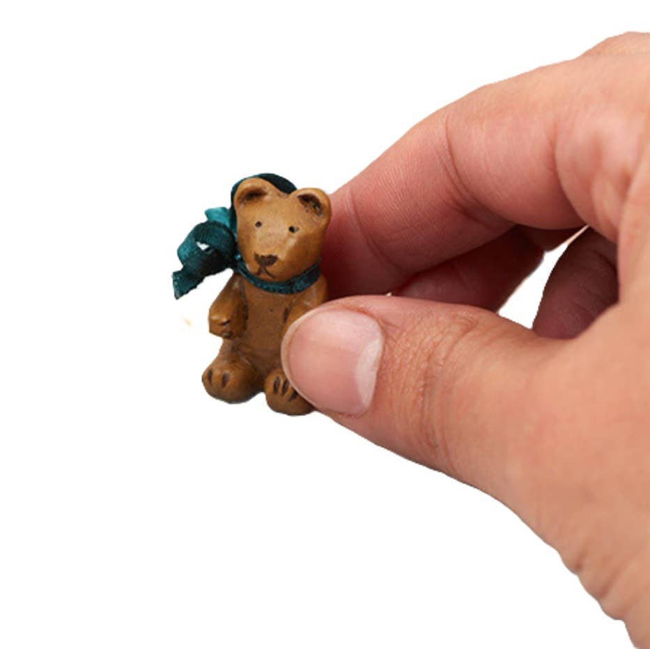Factory Direct Craft - Wholesale Decorative Tabletop Object - 1" Miniature Brown Handcrafted Teddy Bear0