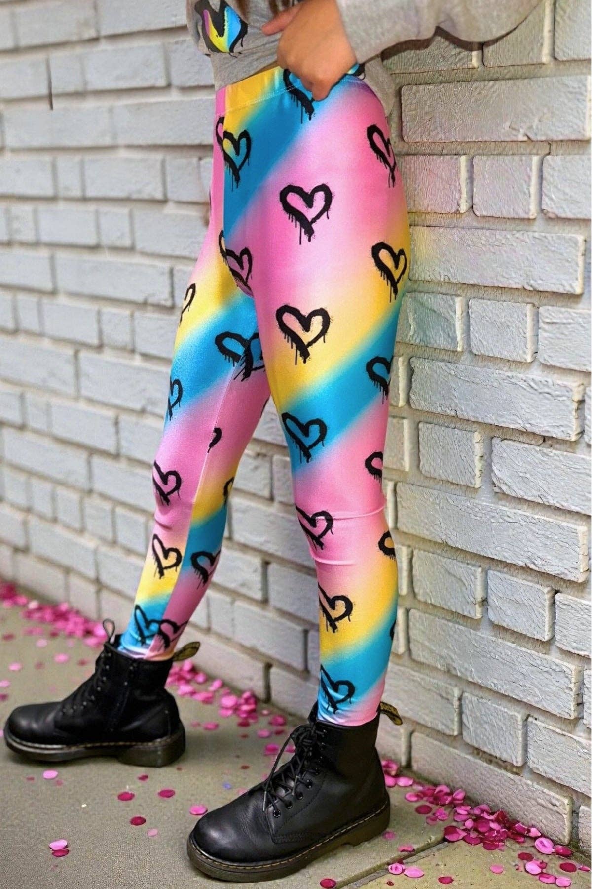 PixieLane - Vendita all'ingrosso Leggings - Bambini - Leggings lunghi High Shine58