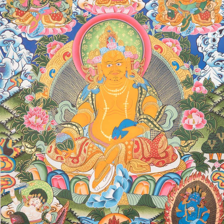 Lucky Thanka - Wholesale Painting/drawing - Hand-Painted Zambala Thangka