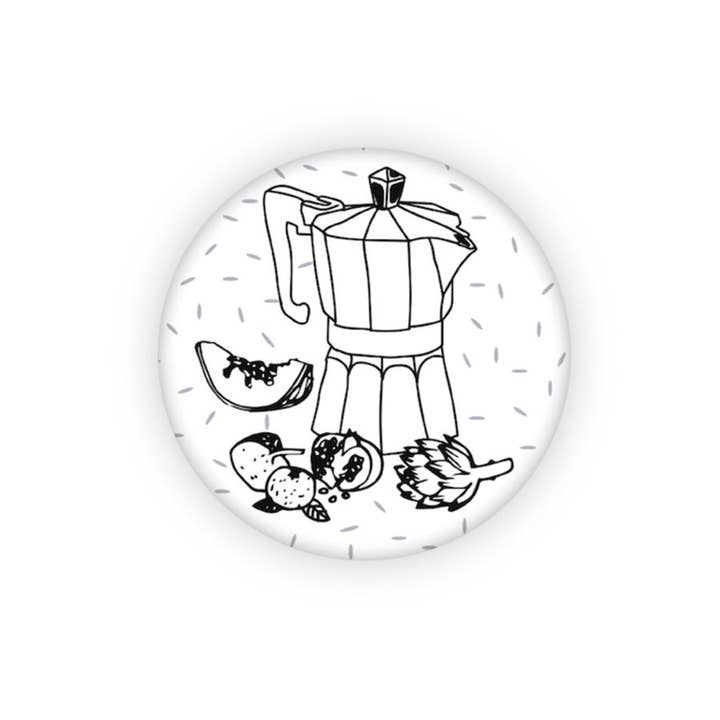 ars in cute - Wholesale Magnet - Aimant culturel : cafetière italienne1