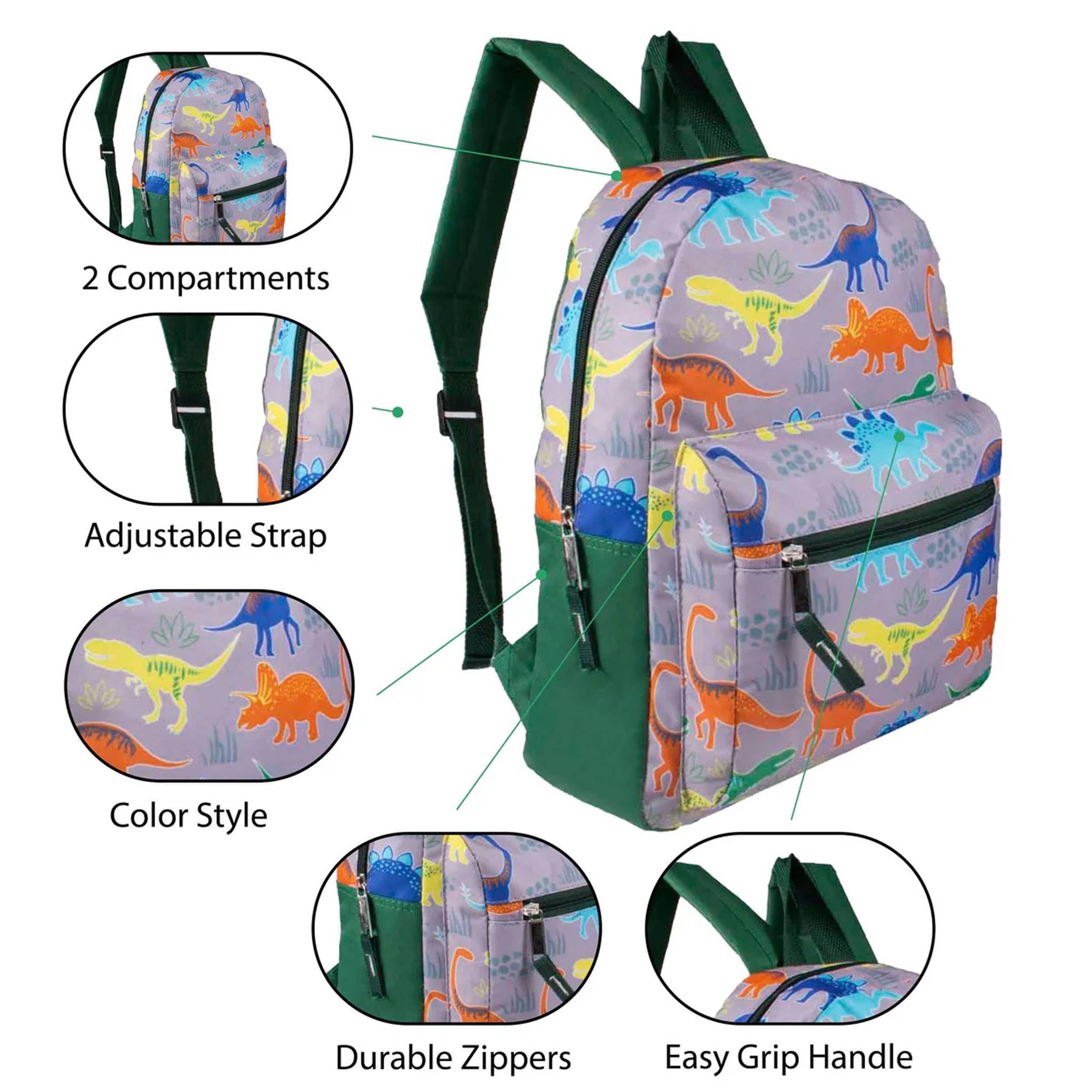 Happy PoP - Wholesale Backpack - Kids - Large Capacity Printed Backpack In Bulk - Assorted2