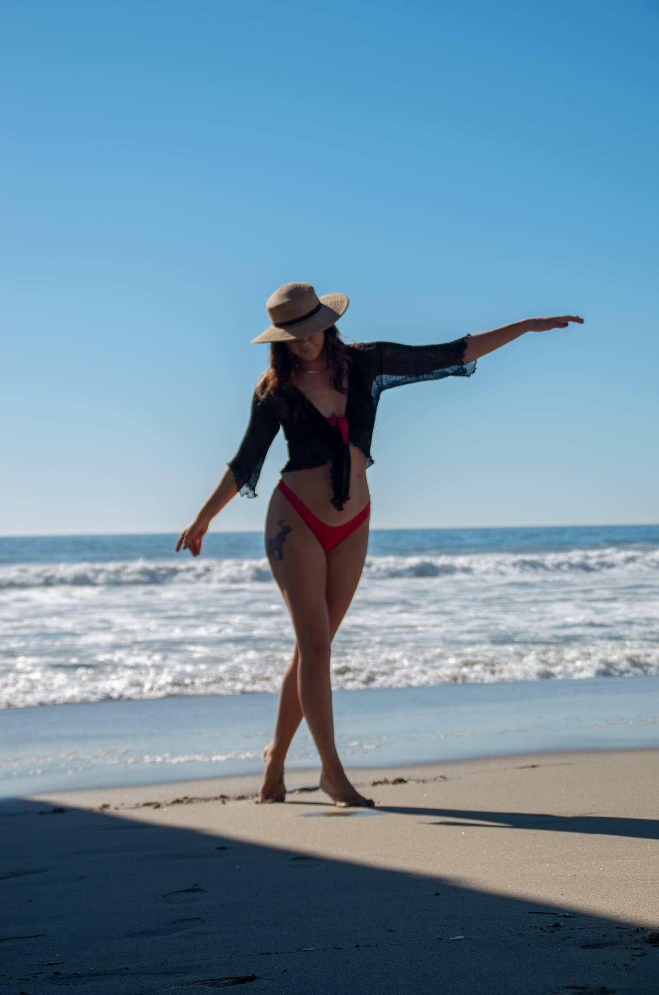 Bali Prema - Wholesale Cardigan - Women's - Summer Knit Sheer Cardigan Bolero Shrug Cover in Black5