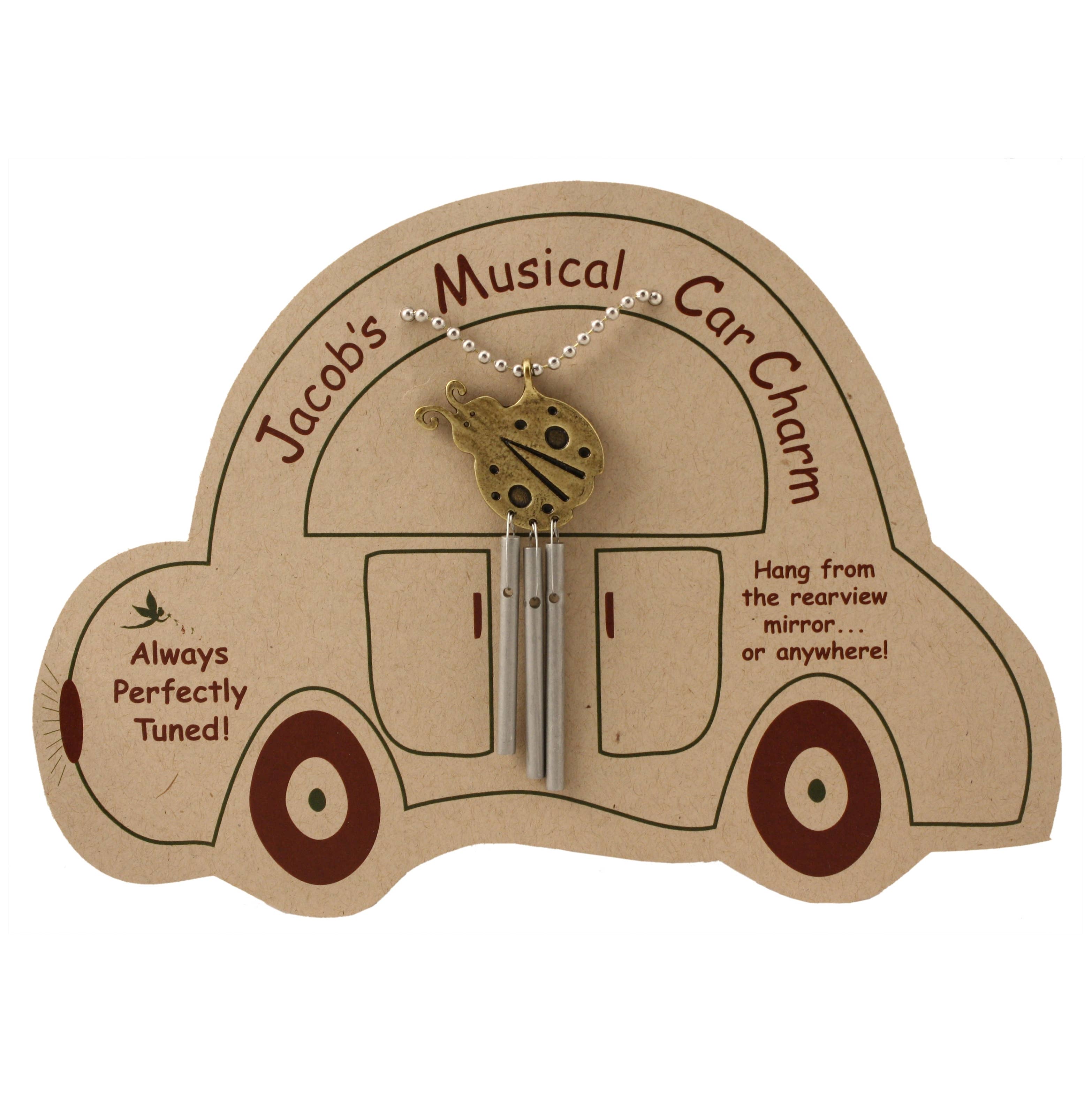 Jacob's Musical Chimes - Wholesale Car Decorative Charm - Unisex - Jacob's Musical Car Charm Chime, Ladybug3