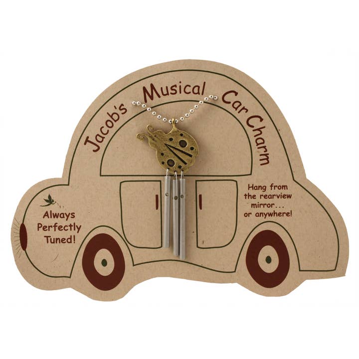 Jacob's Musical Chimes - Wholesale Car Decorative Charm - Unisex - Jacob's Musical Car Charm Chime, Ladybug3