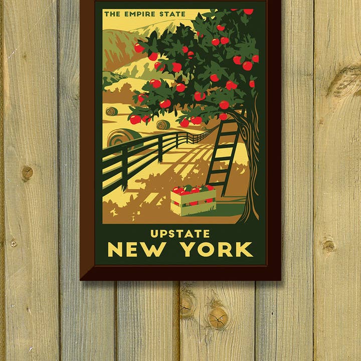 Lionheart Graphics - Wholesale Poster - Upstate New York Vintage Travel Poster