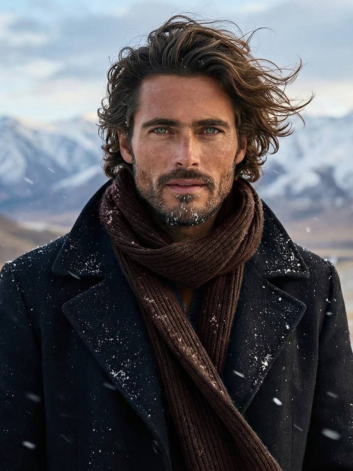 Écharpe en cachemire Copenhague pour homme pour la vente par EMAAL Cashmere GmbH