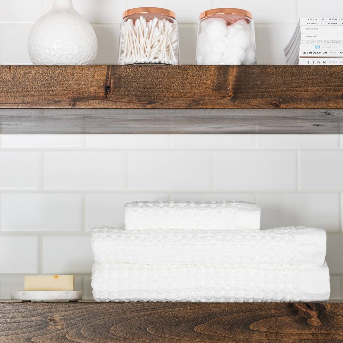 Onsen - Vente Ensembles de serviettes - Ensemble de serviettes de bain Waffle11