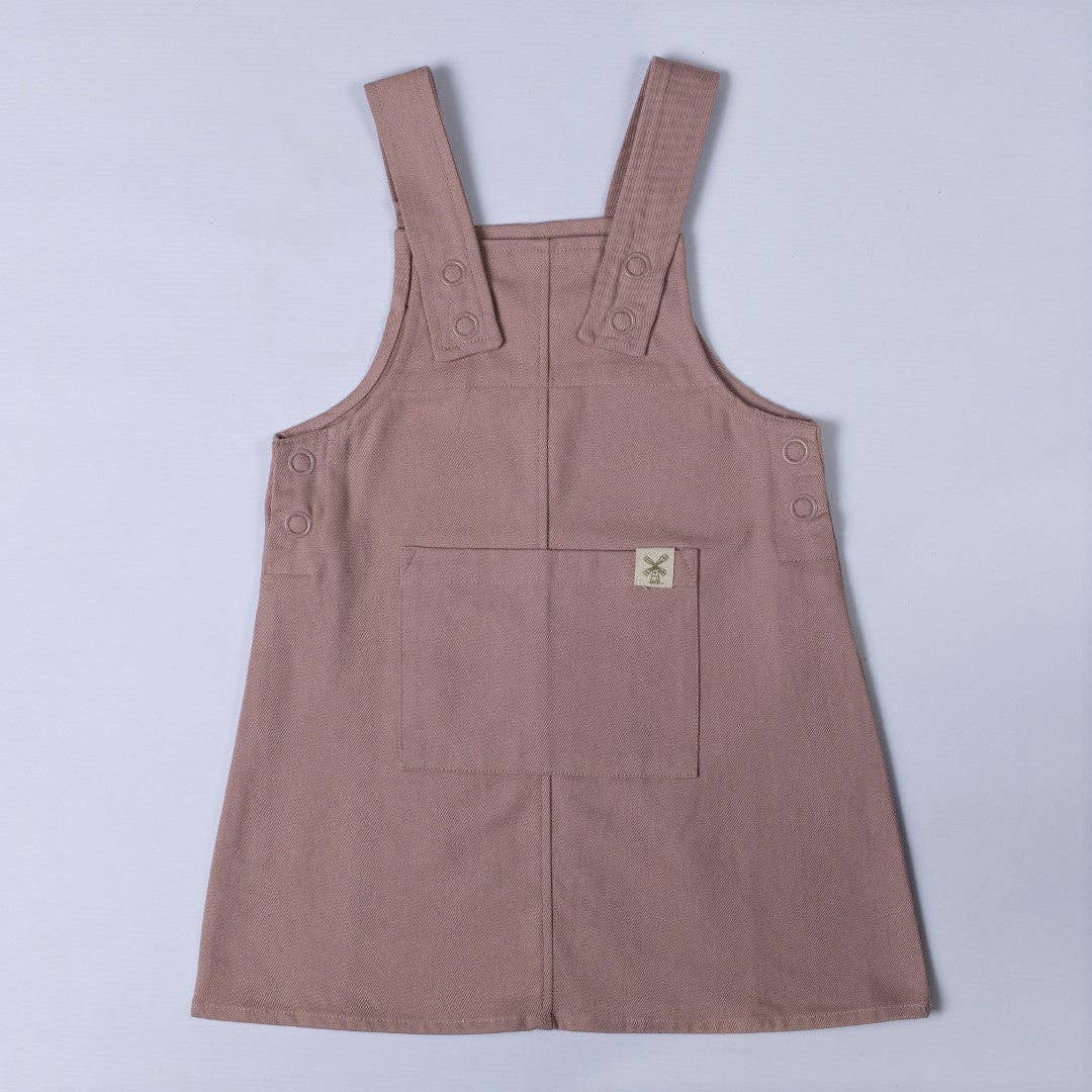 Aneby – wholesale Dress – Kids – Girls Organic Cotton Dungaree Dress6