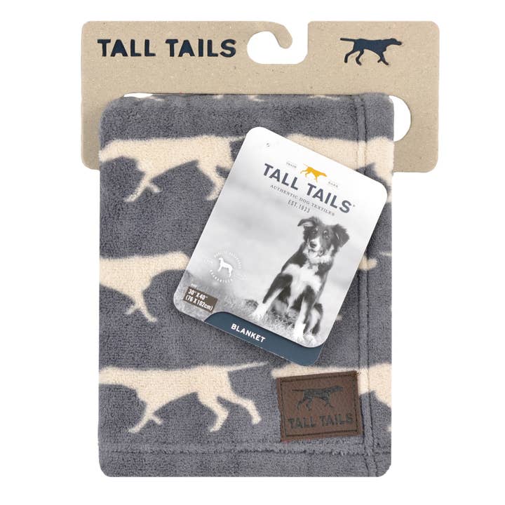 Tall Tails - Venta al por mayor Manta - Perros - Manta para Perro Tall Tails Gris Carbón 76 x 102 cm1