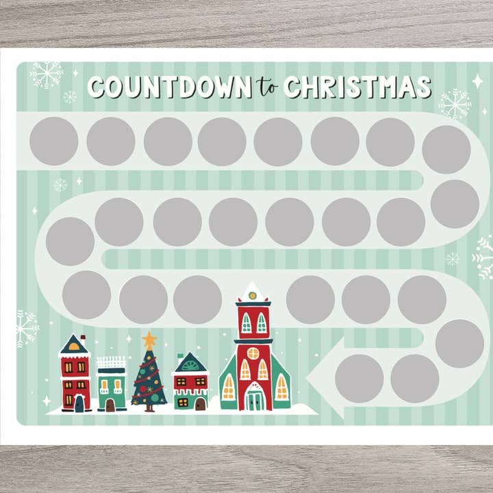 Scratch Away - Wholesale Advent Calendar - Scratch OFF Christmas Advent Calendar | 2 Options