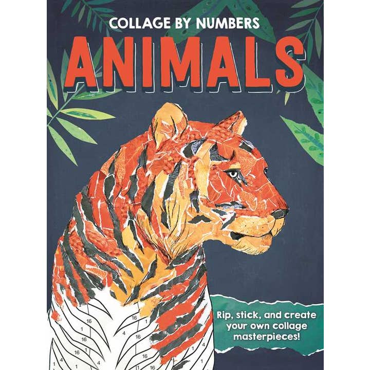 Simon & Schuster - Wholesale Book - Adult - Collage By Numbers: Animals by IglooBooks
