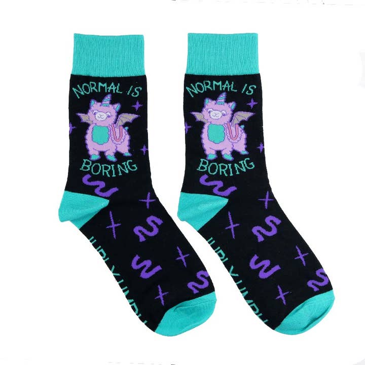 Jubly-Umph - Wholesale Socks – Unisex - Normal Is Boring Socks - Unisex Medium2
