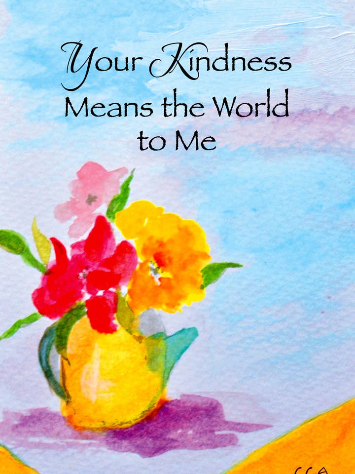 A TUA BONDADE SIGNIFICA O MUNDO PARA MIM NUM288 por atacado de Blue Mountain Arts