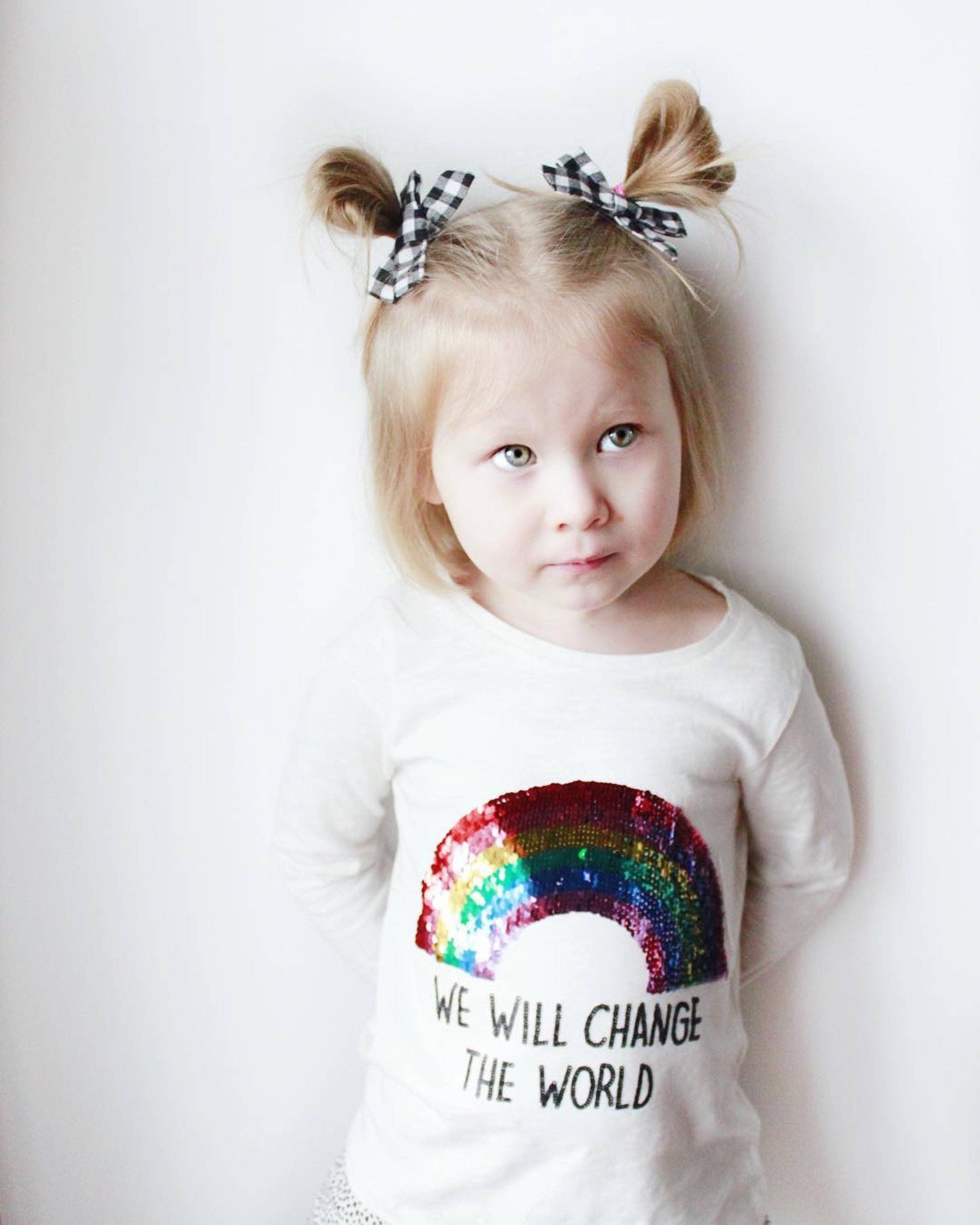 Macie & Me - Wholesale Hair Bow - Kids - Grey Pigtail Bows3