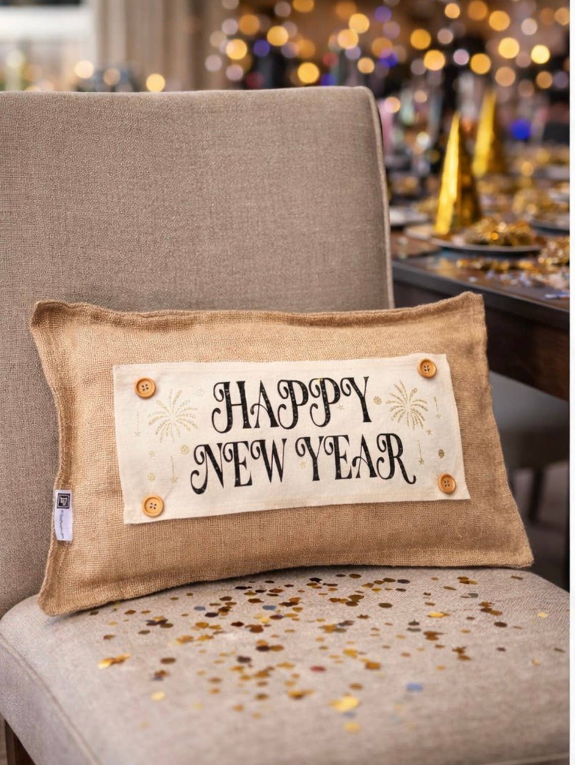 PillowPanels - Wholesale Throw/Decorative Pillow - BURLAP: PILLOW ONLY (with insert) 6