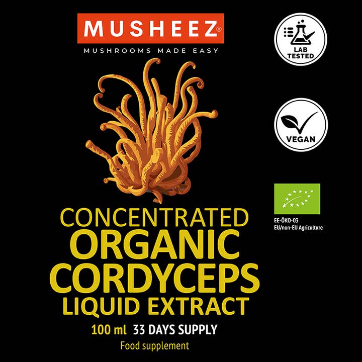 MUSHEEZ - Wholesale Oral Supplement/Vitamin - Organic Cordyceps Liquid Extract (100ml)2