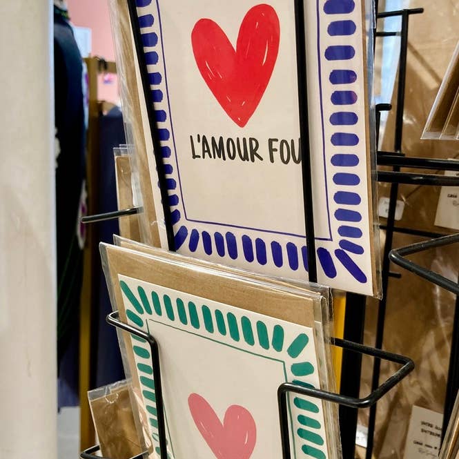 Rio Soléy - Wholesale Love Card - L’Amour Fou Greeting Card – French Love Card1