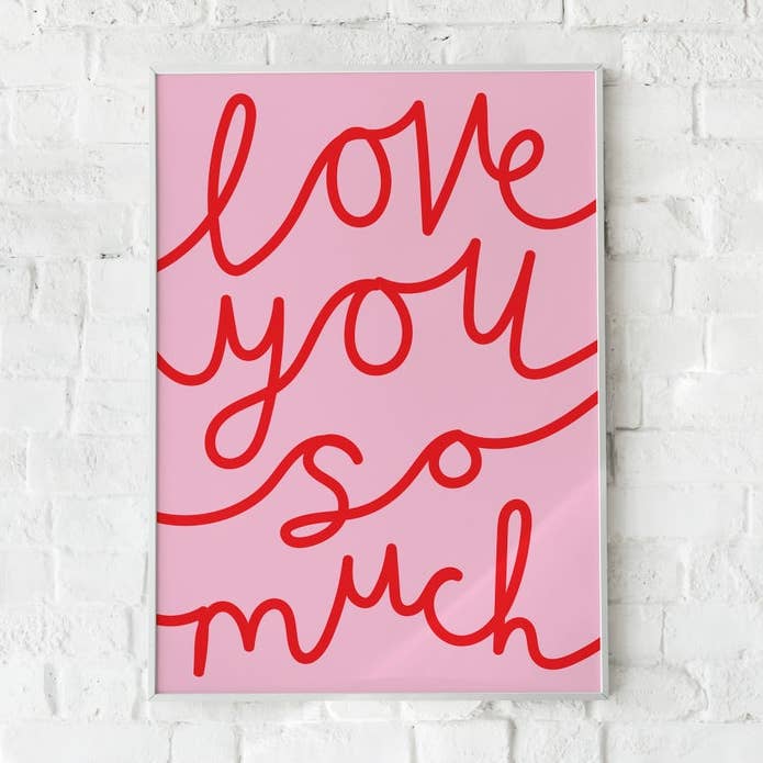 Te quiero mucho, A4/A3 para venta al por mayor de Lottie Hall Studio