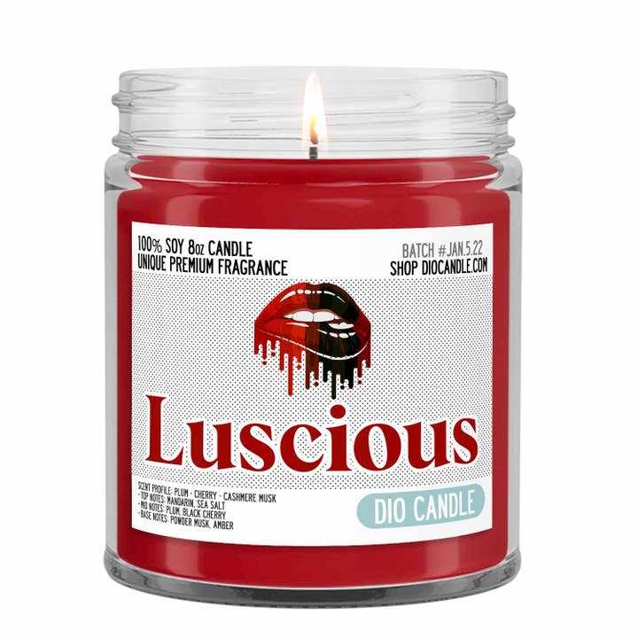 Luscious Candle for wholesale by Dio Candle Company