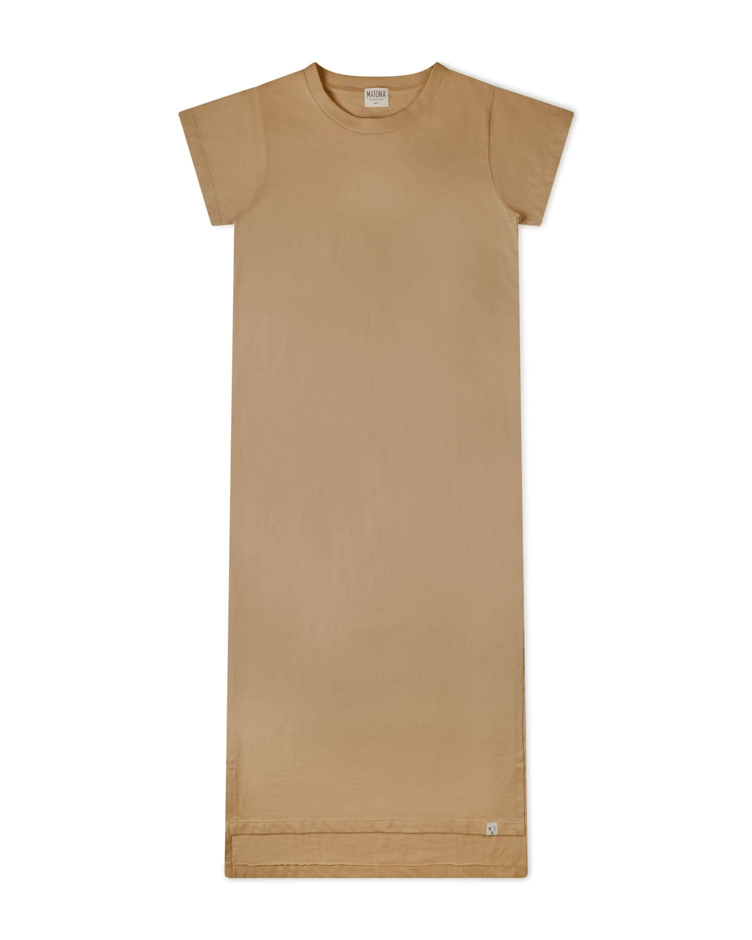 Matona - Wholesale Dress - Women's - Tee Dress camel1