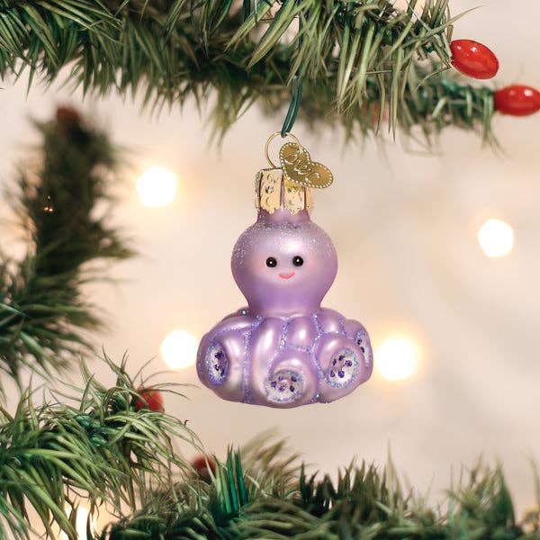 Old World Christmas - Wholesale Ornament - Mini Octopus Ornament