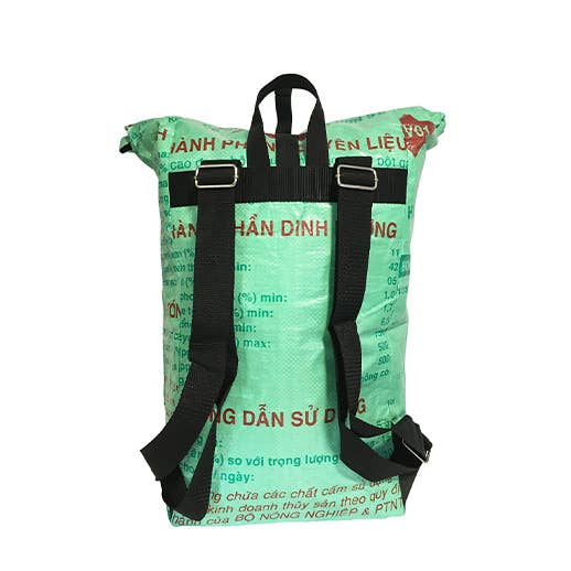 Upcycling by Bekos - Wholesale Backpack - Unisex - Upcycling - Courier backpack made from recycled fish feed bags3