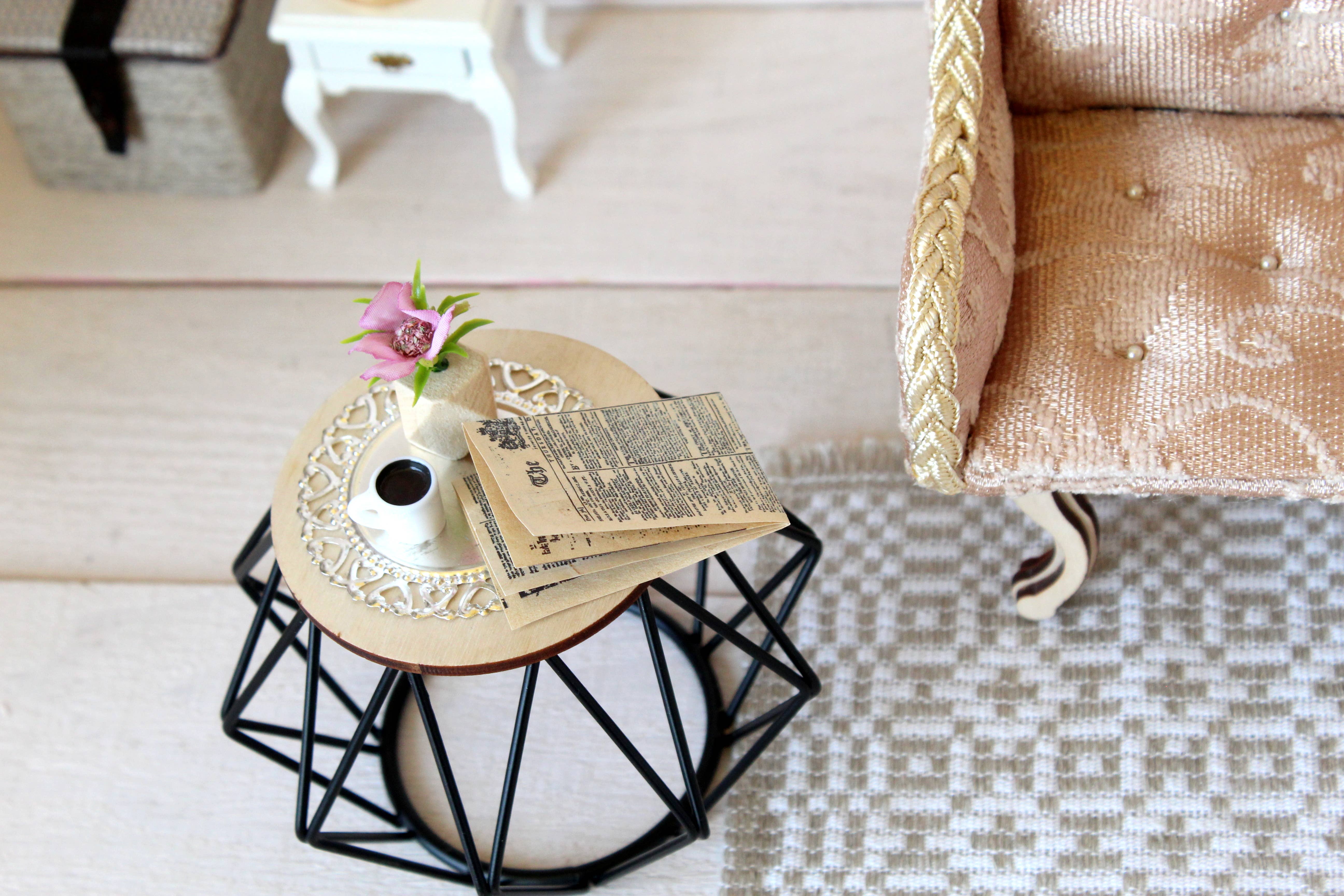 Lenasminiland - Venta al por mayor Juego de accesorios para muñecas - Niños - Set de periódicos en miniatura para casa de muñecas, papel con aspecto nuevo o antiguo, escala 1:68