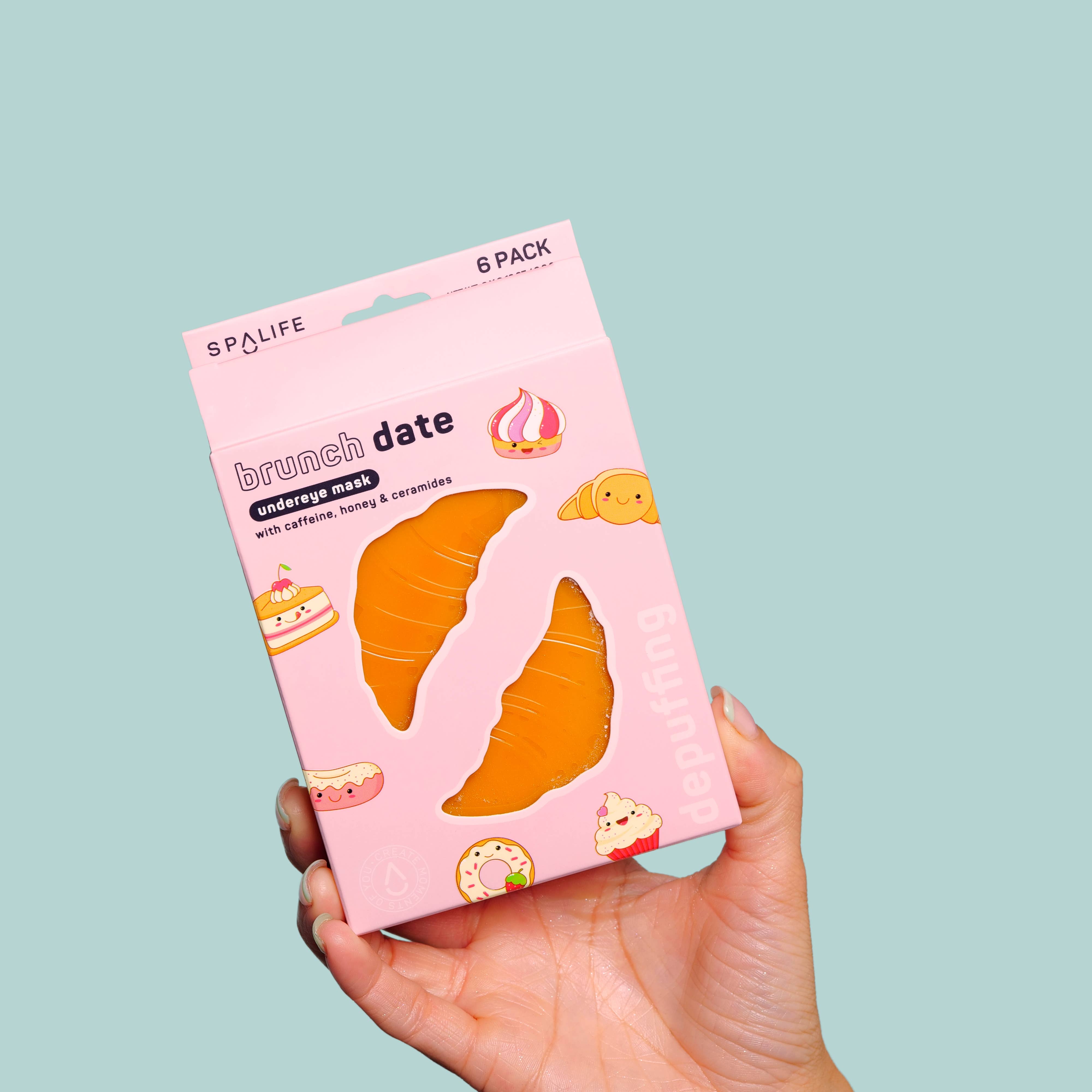 My Spa Life - Wholesale Eye Treatment Mask - Valentines' Day Brunch Date Depuffing Undereye Masks 1