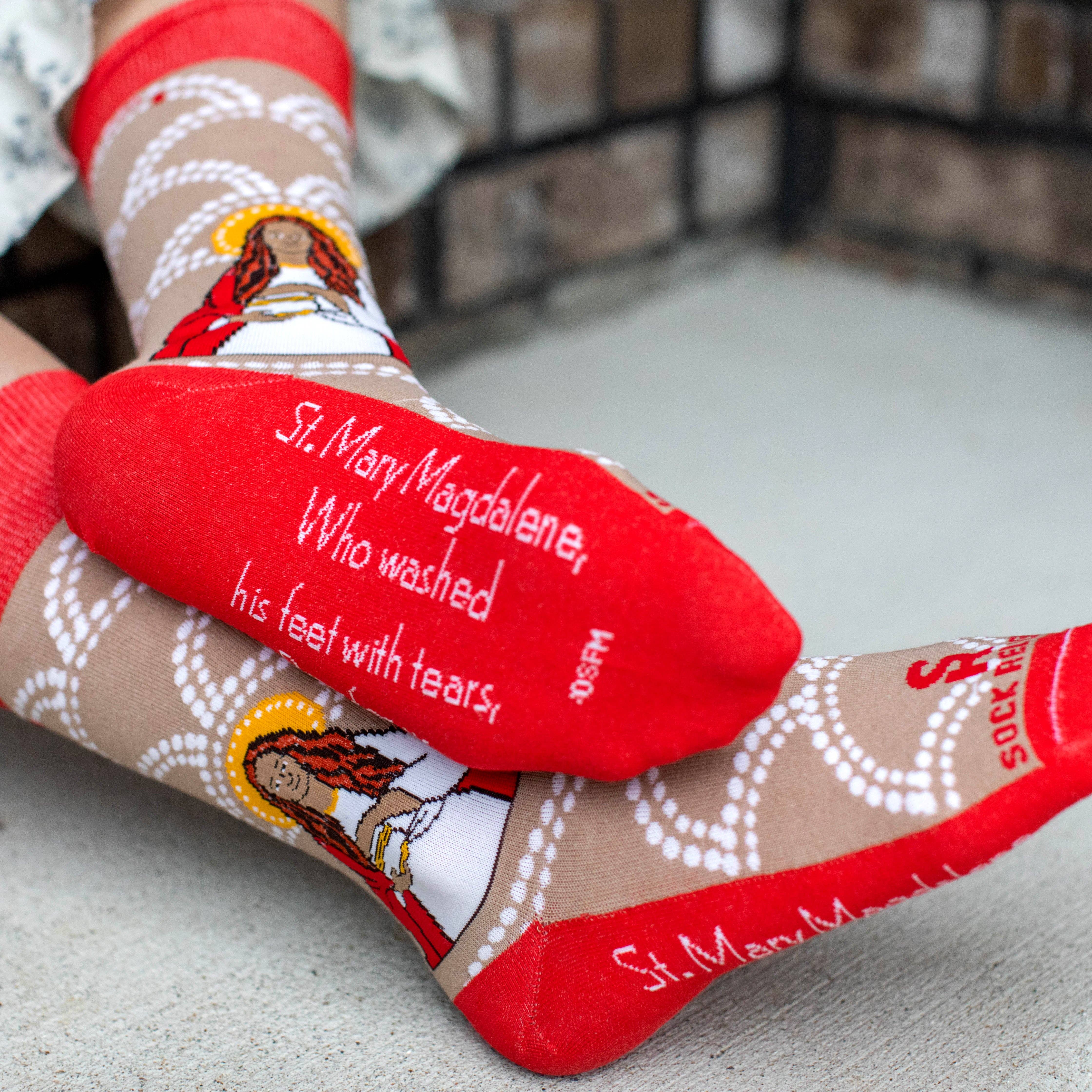 Sock Religious - Vente Chaussettes – unisexe - Chaussettes pour adultes Sainte Marie-Madeleine3