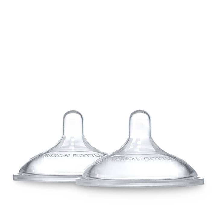 Mamelons en silicone - Lot de 2 pour la vente par Mason Bottle