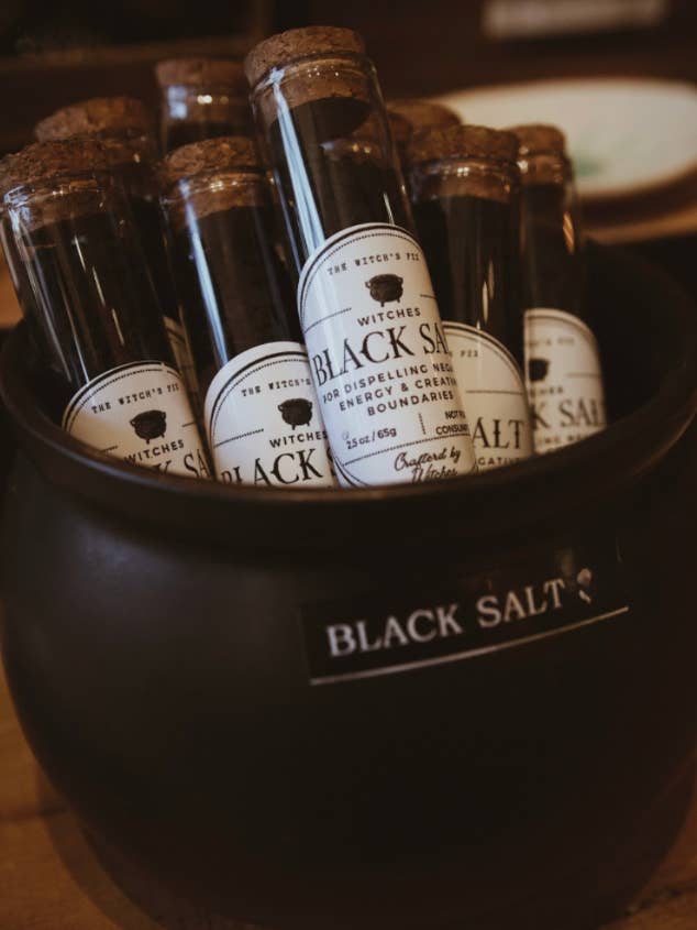 Ritual Black Salt for wholesale by The Witch's Fix