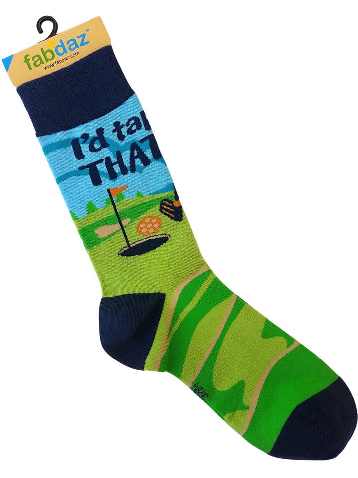Fabdaz - Wholesale Socks - Men's - I'd Tap That Men's Novelty Crew Socks3