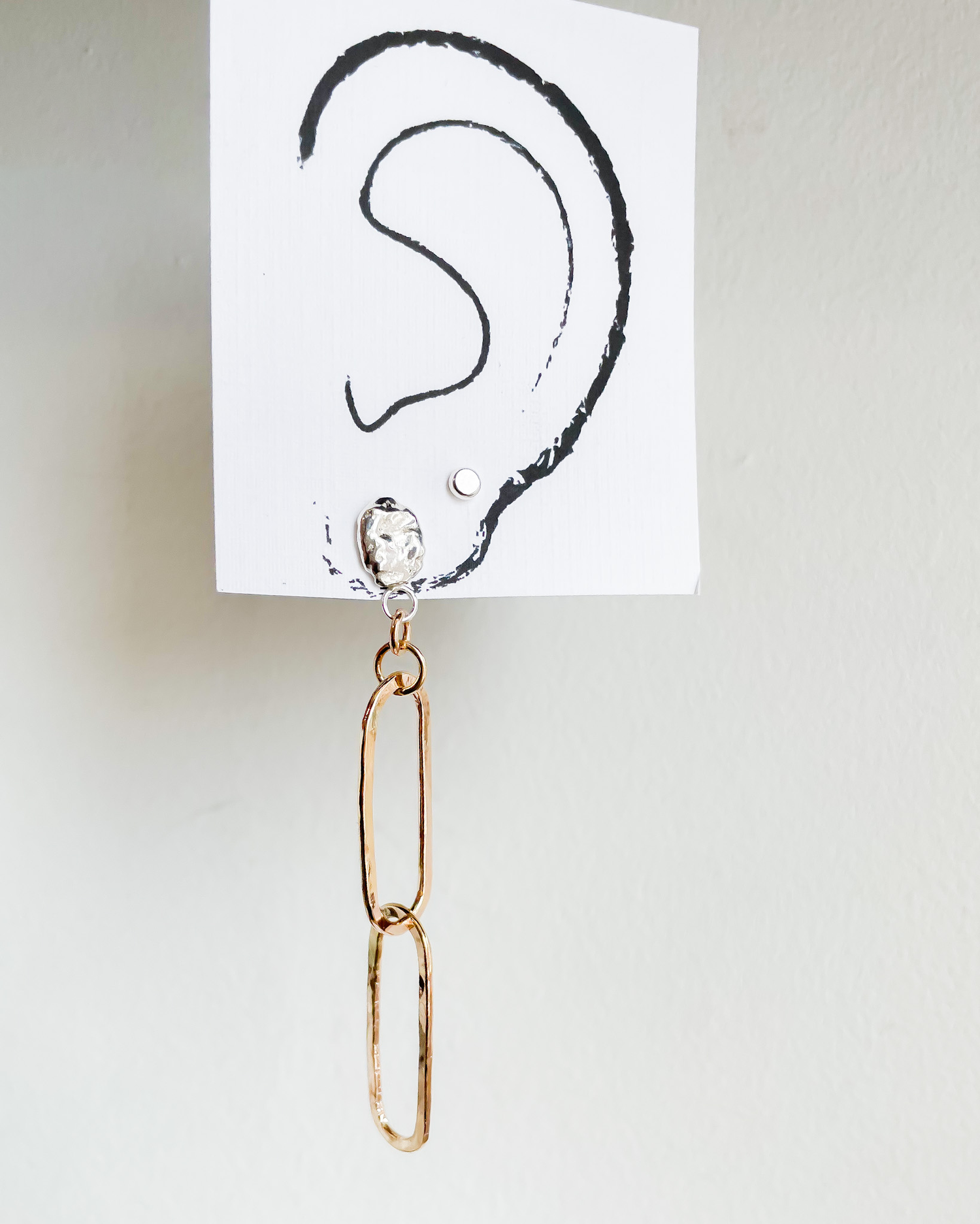 Sun & Selene - Venta al por mayor Pendientes de botón/aretes de poste - Pendientes GAIA Pebble7