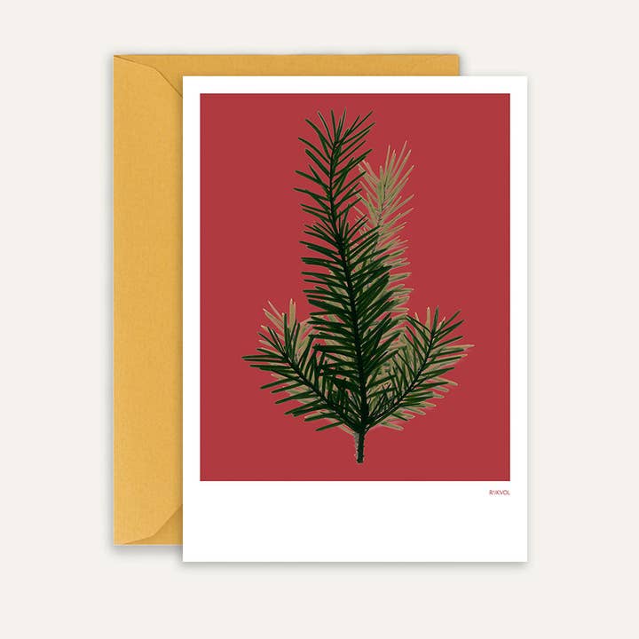 Abraço de Inverno - PinoTree 06, Cartão de Felicidade por atacado de Rijkvol