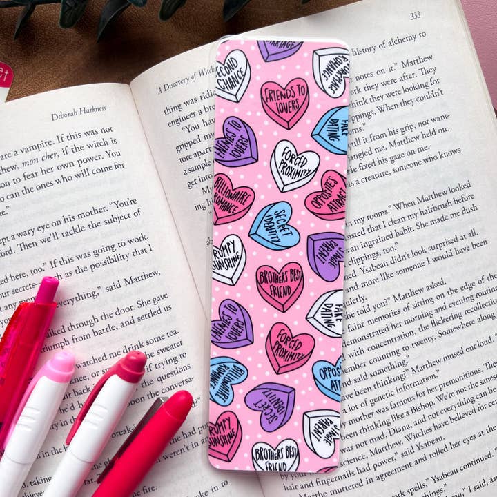 Cozy Reads Shop - Wholesale Bookmark - Valentine's Trope Bookmarks