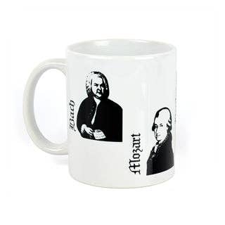The Music Gifts Company - Wholesale Coffee Mug - Original Fab 4 Composers Mug