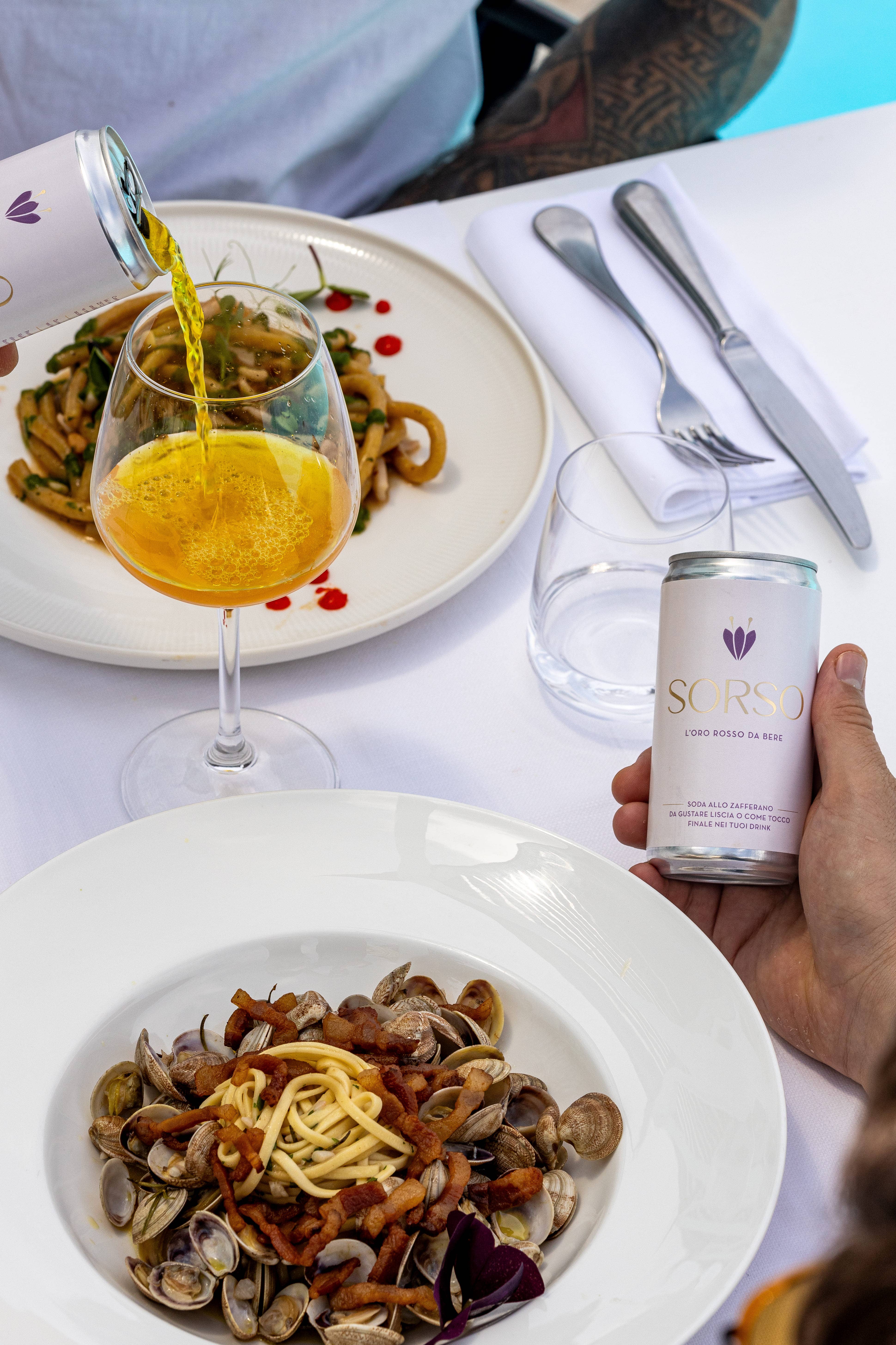 Café 124 srl - Wholesale Soda/Carbonated Drink - Sorso - Italian Saffron Soda 250ml2