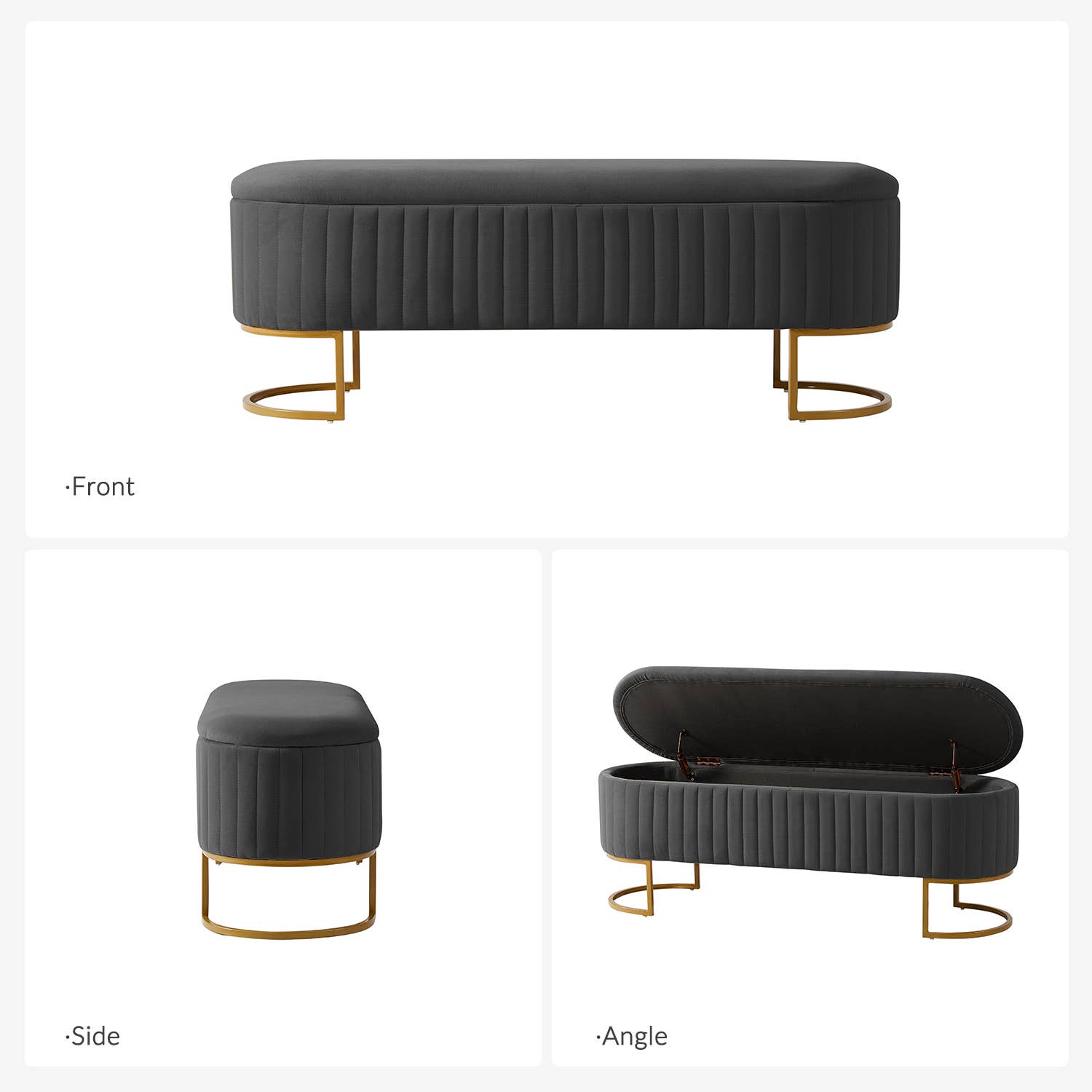 Karat Home - Wholesale Bench - Paula Storage Bench15