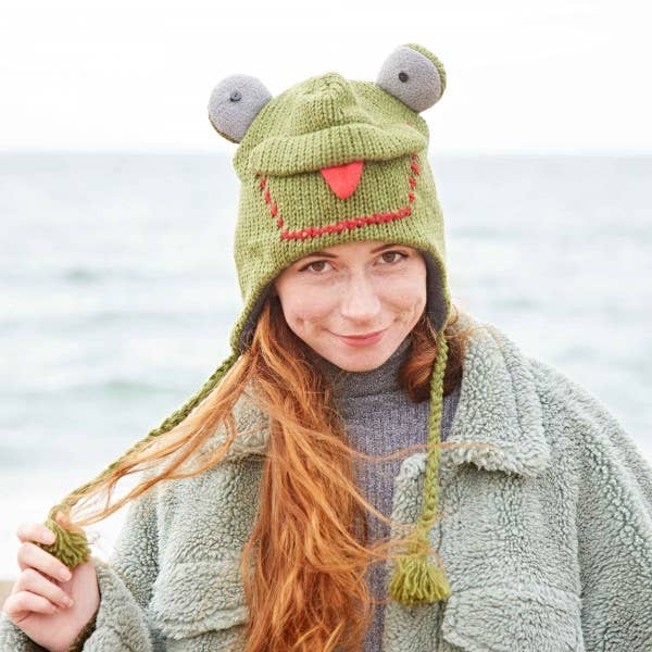 The Paper High Gift Company Limited - Wholesale Kids Hat - Kids - Handmade Woollen Animal Winter Hat - Woolly Hat16