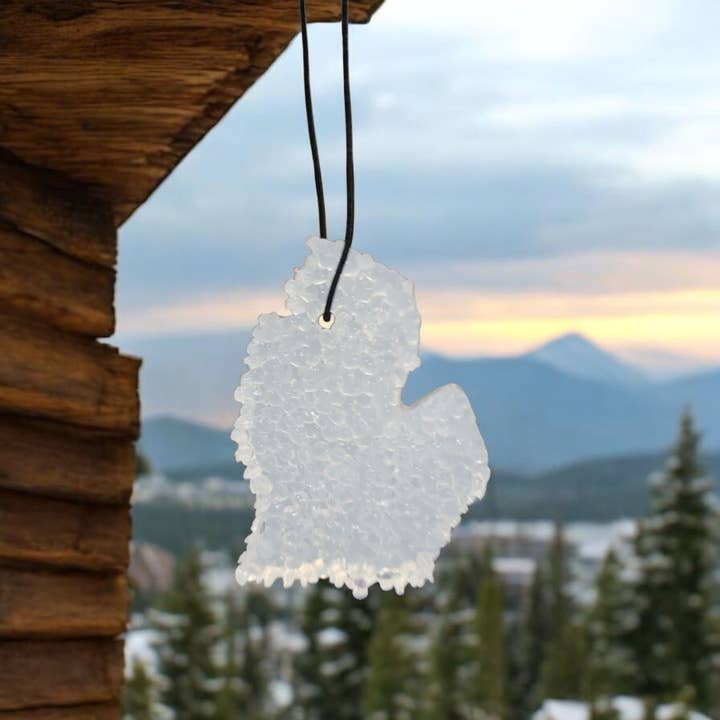 White Birch - Michigan Mitten Air Freshener for wholesale by Pic's & Wic's LLC