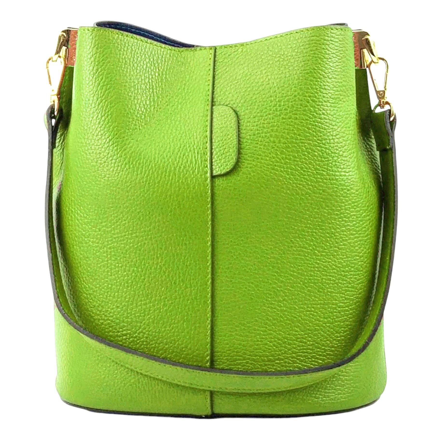 MODARNO - Venta al por mayor Bolso con correa - Mujer - Bolso tipo bucket Giulia de cuero Dollaro genuino MODARNO26