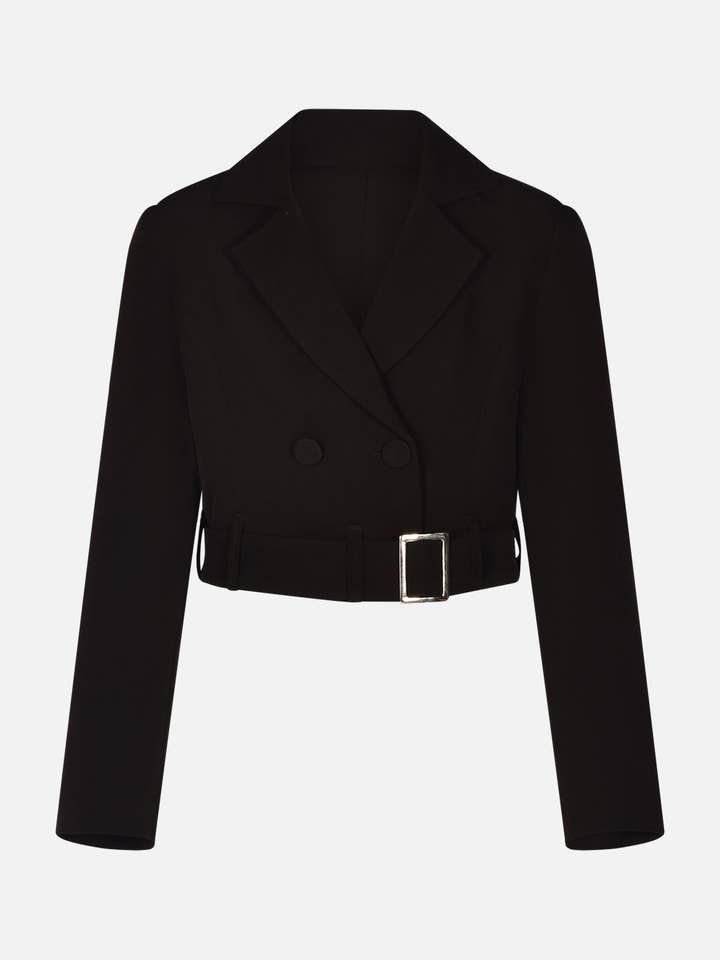 Kurzblazer mit Reverskragen und Gürtel für den Großhandel von Gruppo Catapano