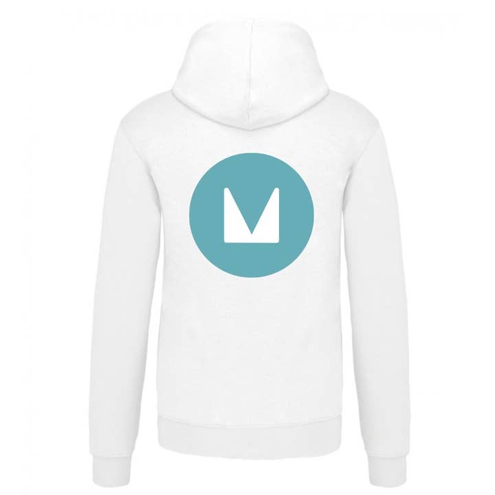 Camisola com Capuz Nuvem Branca Clássica por atacado de Maldita