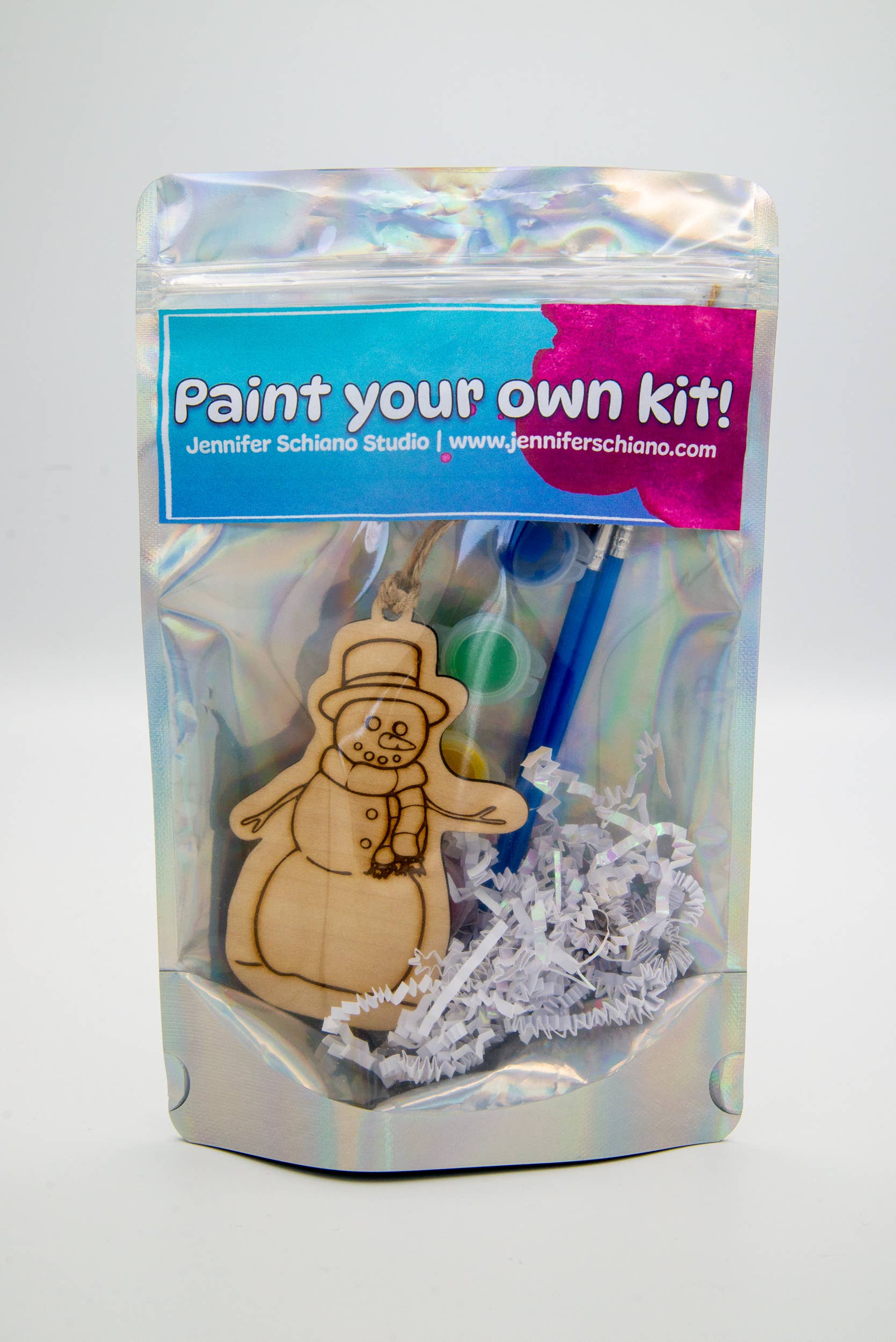 Jennifer Schiano Studio - Wholesale DIY Craft Kit - Paint Your Own Kit: Christmas Ornaments11